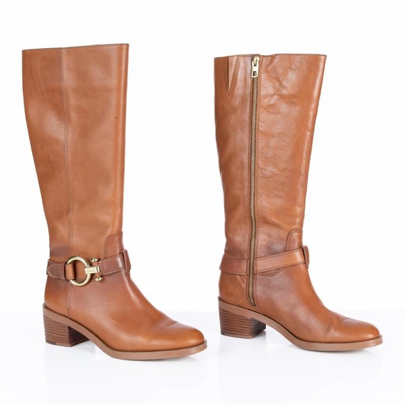 Women’s Coach Carolina Calf Brown Riding Boots | Size 6.5 - Picture 1 of 7